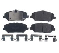 DENCKERMANN Kit pastiglie freni Anteriore con segnalatore acustico usura B111417