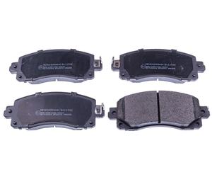 DENCKERMANN B111592 Kit pastiglie freno, Freno a disco per SUBARU