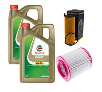 DENCKERMANN Controllo Set 10L CASTROL EDGE 5W-30 C3 Per Audi A8 3.0 TDI