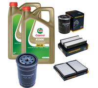 DENCKERMANN Controllo Set 10L CASTROL EDGE 5W-30 C3 Per Hyundai H-1 Travel
