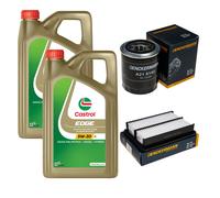 DENCKERMANN Controllo Set 10L CASTROL EDGE 5W-30 C3 Per Hyundai H-1 Travel