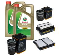 DENCKERMANN Controllo Set 10L CASTROL EDGE 5W-30 C3 Per Hyundai H-1 Travel