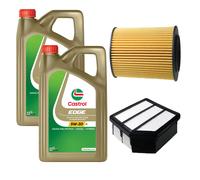 DENCKERMANN Controllo Set 10L CASTROL EDGE 5W-30 C3 Per Hyundai IX55