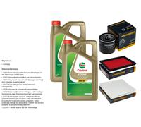 Denckermann Controllo Set 10L castrol edge 5W-30 C3 per Infiniti di Fx