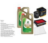 DENCKERMANN Controllo Set 10L CASTROL EDGE 5W-30 C3 Per Infiniti FX
