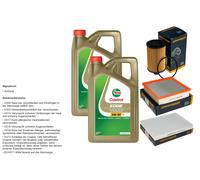 DENCKERMANN Controllo Set 10L CASTROL EDGE 5W-30 C3 Per Lancia Thema 3.0 D