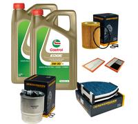 DENCKERMANN Controllo Set 10L CASTROL EDGE 5W-30 C3 Per Mercedes-Benz