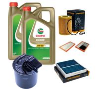 DENCKERMANN Controllo Set 10L CASTROL EDGE 5W-30 C3 Per Mercedes-Benz