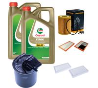 DENCKERMANN Controllo Set 10L CASTROL EDGE 5W-30 C3 Per Mercedes-Benz