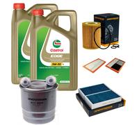 DENCKERMANN Controllo Set 10L CASTROL EDGE 5W-30 C3 Per Mercedes-Benz
