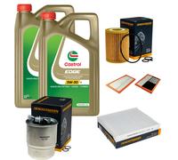 DENCKERMANN Controllo Set 10L CASTROL EDGE 5W-30 C3 Per Mercedes-Benz