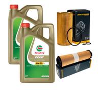 DENCKERMANN Controllo Set 10L CASTROL EDGE 5W-30 C3 Per Mercedes-Benz