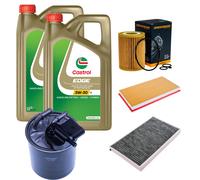 DENCKERMANN Controllo Set 10L CASTROL EDGE 5W-30 C3 Per Mercedes-Benz