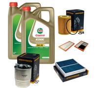 DENCKERMANN Controllo Set 10L CASTROL EDGE 5W-30 C3 Per Mercedes-Benz