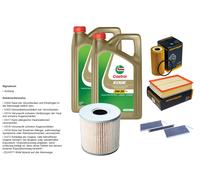 Denckermann Controllo Set 10L castrol edge 5W-30 C3 per Opel Movano (B