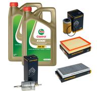 DENCKERMANN Controllo Set 10L CASTROL EDGE 5W-30 C3 Per Opel Vectra C