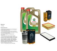 Denckermann Controllo Set 10L castrol edge 5W-30 C3 per VW Lt 28-46
