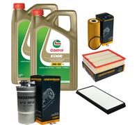 DENCKERMANN Controllo Set 10L CASTROL EDGE 5W-30 C3 Per VW LT 28-46 II