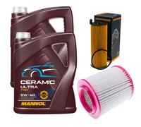 DENCKERMANN Controllo Set 10L MANNOL Ceramic 5W-40 Per Audi A8 3.0 TDI