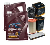 DENCKERMANN Controllo Set 10L MANNOL Ceramic 5W-40 Per Citroën Jumper Kasten