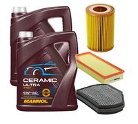 DENCKERMANN Controllo Set 10L MANNOL Ceramic 5W-40 Per Mercedes-Benz