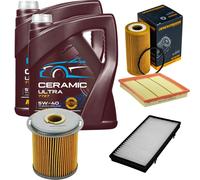 DENCKERMANN Controllo Set 10L MANNOL Ceramic 5W-40 Per Opel Vivaro Kasten