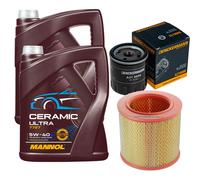 DENCKERMANN Controllo Set 10L MANNOL Ceramic 5W-40 Per Peugeot Boxer Kasten