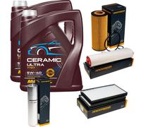 Denckermann Controllo Set 10L mannol Ceramica 5W-40 per BMW 5er Touring