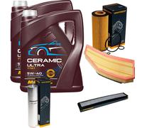 Denckermann Controllo Set 10L mannol Ceramica 5W-40 per BMW X3 - Xdrive35d