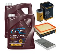 Denckermann Controllo Set 10L mannol Ceramica 5W-40 per Opel Vectra C Roulette