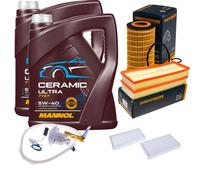 Denckermann Controllo Set 10L mannol IN Ceramica 5W-40 per