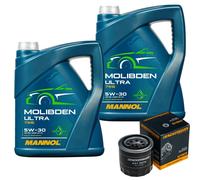DENCKERMANN Controllo Set 10L MANNOL MOLIBDENO ULTRA 5W-30 Per Hyundai i30