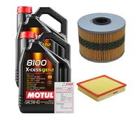 DENCKERMANN Controllo Set 10L MOTUL 8100 X-CESS 5W-40 Per Audi A8 4.2