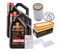 DENCKERMANN Controllo Set 10L MOTUL 8100 X-CESS 5W-40 Per Mercedes-Benz
