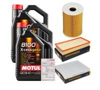DENCKERMANN Controllo Set 10L MOTUL 8100 X-CESS 5W-40 Per Porsche Cayenne S