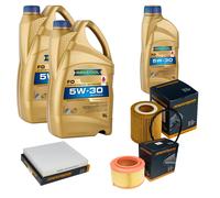 DENCKERMANN Controllo Set 11 L RAVENOL 5W-30 per Ford Ranger 3.2 TDCi 4x4 2.2