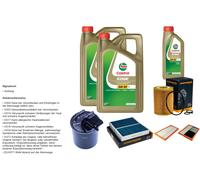 DENCKERMANN Controllo Set 11L CASTROL EDGE 5W-30 C3 Per Mercedes-Benz