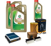 DENCKERMANN Controllo Set 11L CASTROL EDGE 5W-30 C3 Per Mercedes-Benz