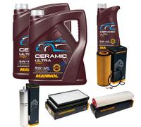 DENCKERMANN Controllo Set 11L MANNOL Ceramic 5W-40 Per BMW 5er Touring 525d