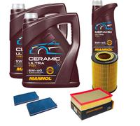 DENCKERMANN Controllo Set 11L MANNOL Ceramic 5W-40 Per BMW 7 Serie 730i Li 740d