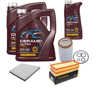 DENCKERMANN Controllo Set 11L MANNOL Ceramic 5W-40 Per Mercedes-Benz