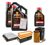 DENCKERMANN Controllo Set 11L MOTUL 8100 X-CESS 5W-40 Per Mercedes-Benz