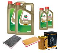 DENCKERMANN Controllo Set 12L CASTROL EDGE 5W-30 C3 Per Mercedes-Benz