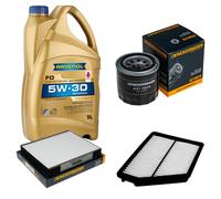 DENCKERMANN Controllo Set 5 L 5W-30 per Hyundai Matrix 1.6 1.8 RAVENOL FO