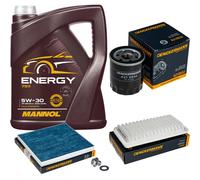 DENCKERMANN Controllo Set 5 L MANNOL 5W-30 per Toyota Corolla Verso 1.8 1.6
