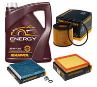 DENCKERMANN Controllo Set 5 L MANNOL Energy 5W-30 per Toyota Auris 1.8 Hybrid