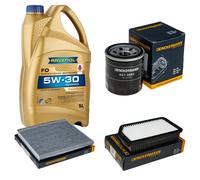 DENCKERMANN Controllo Set 5 L RAVENOL FO 5W-30 per KIA Cee'D 1.0 T-GDi Pro