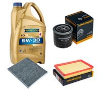 DENCKERMANN Controllo Set 5 L RAVENOL FO 5W-30 per KIA Cerato 1.6 2.0
