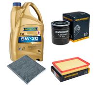 DENCKERMANN Controllo Set 5 L RAVENOL FO 5W-30 per KIA Cerato 1.6 2.0