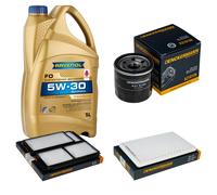 DENCKERMANN Controllo Set 5 L RAVENOL FO 5W-30 per Mazda 3 1.6 1.4